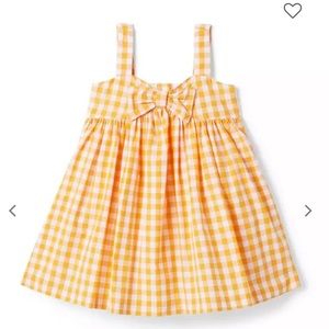 Janie and Jack Gingham Sunshine Sundress